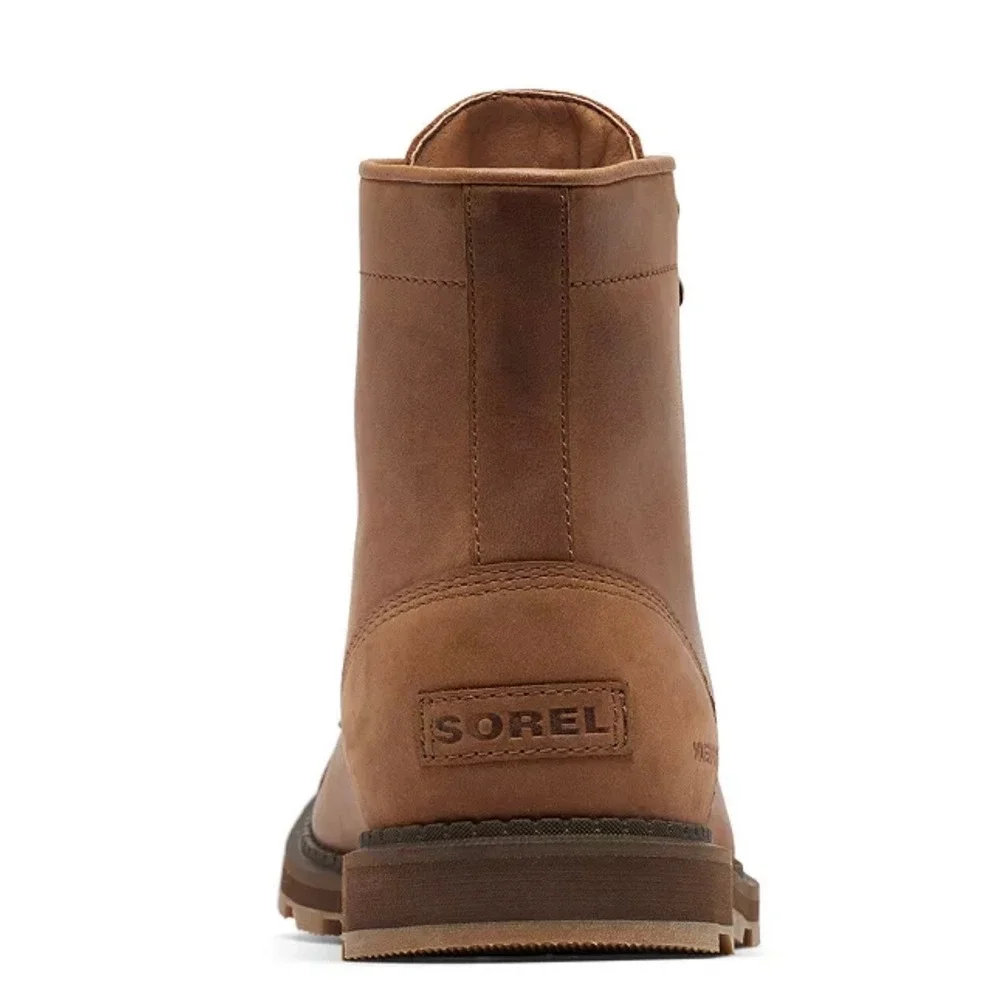 Sorel Madson II Chore Waterproof Boots Mens 7.5 Velvet Tan Suede Brown New